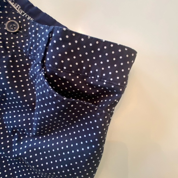Craft and Barrow Navy white Polka Dot Capri - Picture 2 of 7